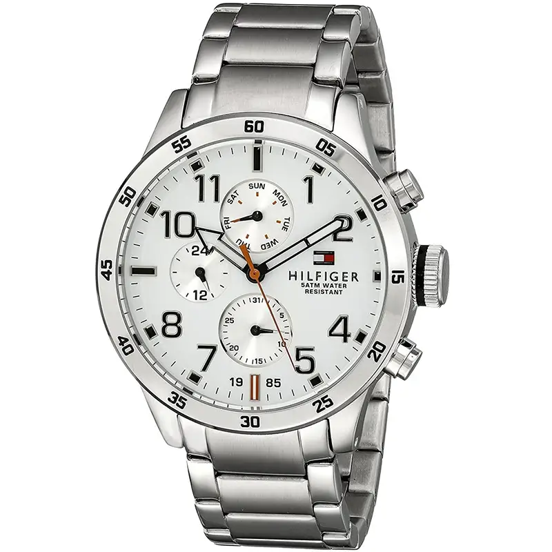 Tommy Hilfiger Trent Chronograph White Dial Men's Watch | 1791140